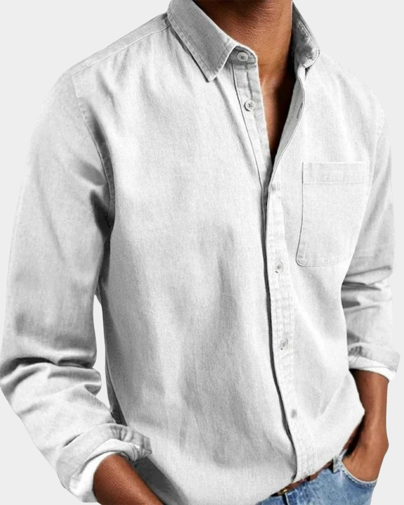 Long Sleeve Lapel Shirt Loose Fit for Men | Perfect for Everyday Wear