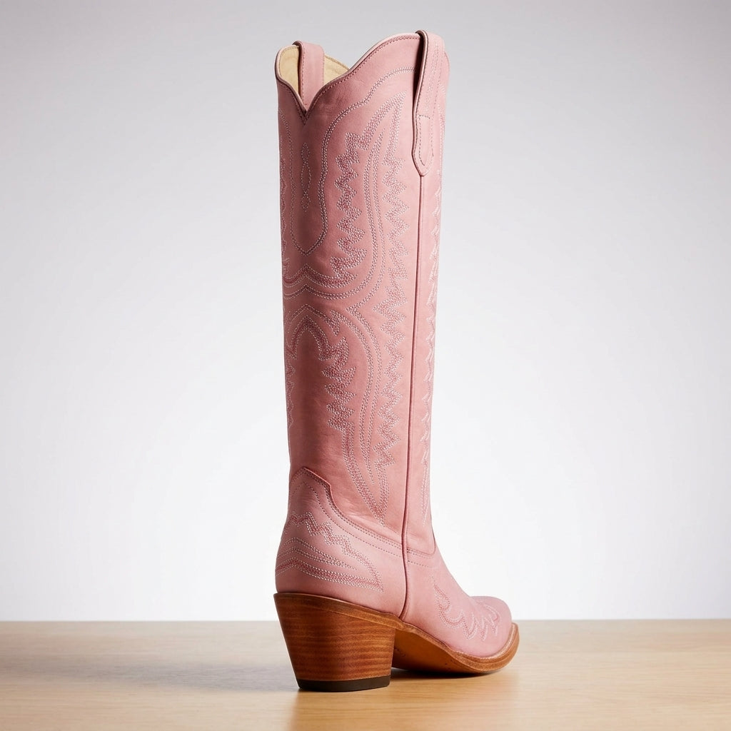 Cowboy Boots Pointed Thick Heel for Women | Perfect for Everyday Wear