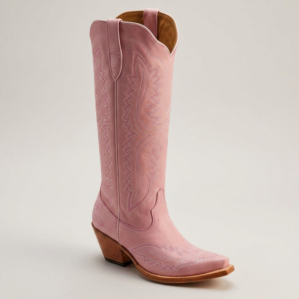 Cowboy Boots Pointed Thick Heel for Women | Perfect for Everyday Wear