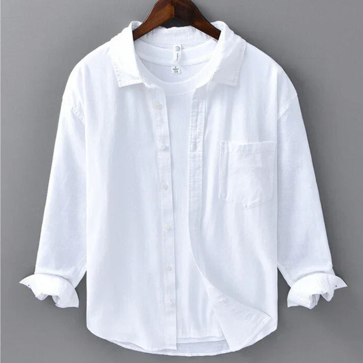 Button-Up Shirt Long Sleeve for Men