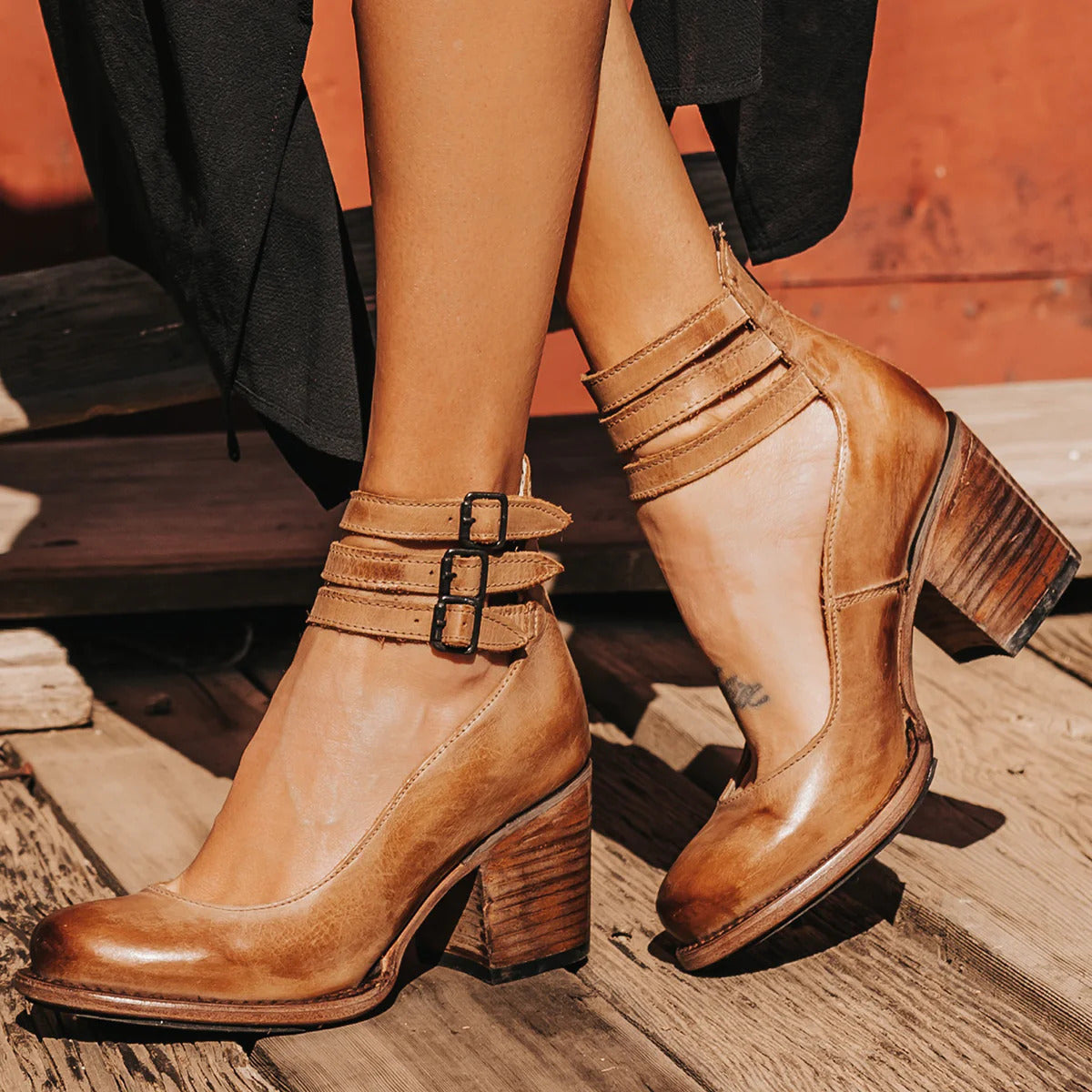 Mary Jane Shoes Thick Heel Buckle for Women | Perfect for Everyday Wear