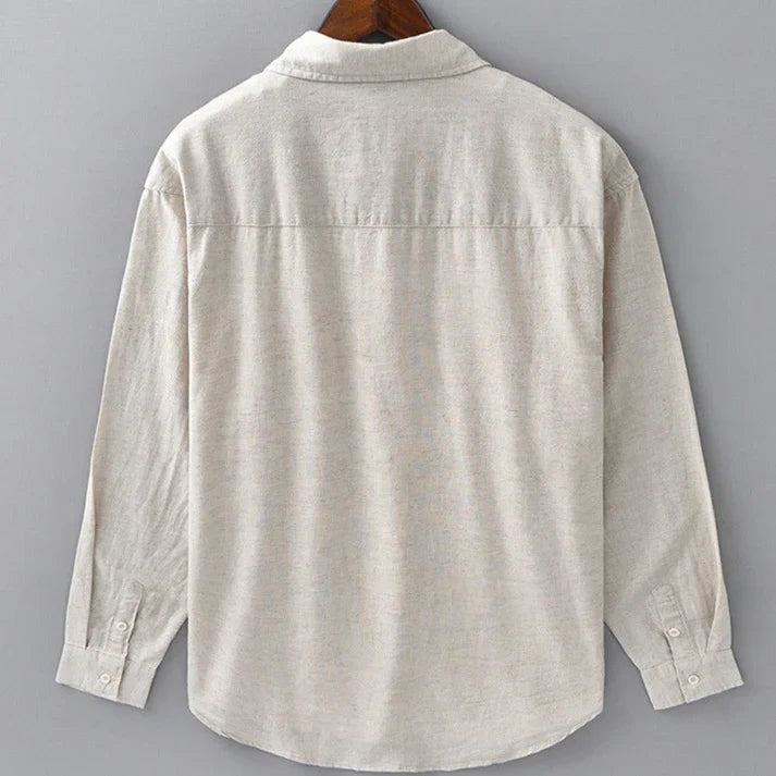 Button-Up Shirt Long Sleeve for Men