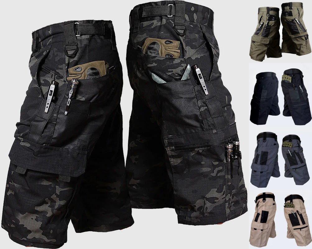 Cargo Shorts Multi-Pocket Zipper Fly for Men | Perfect for Everyday Wear