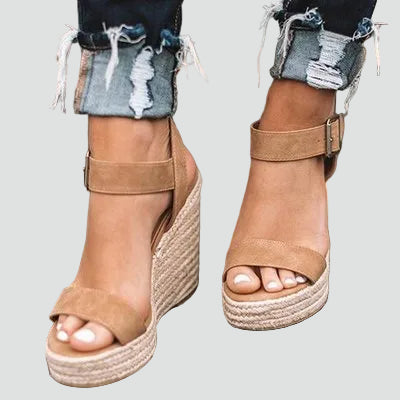 Wedge Sandals Espadrille Ankle Strap for Women | Perfect for Summer