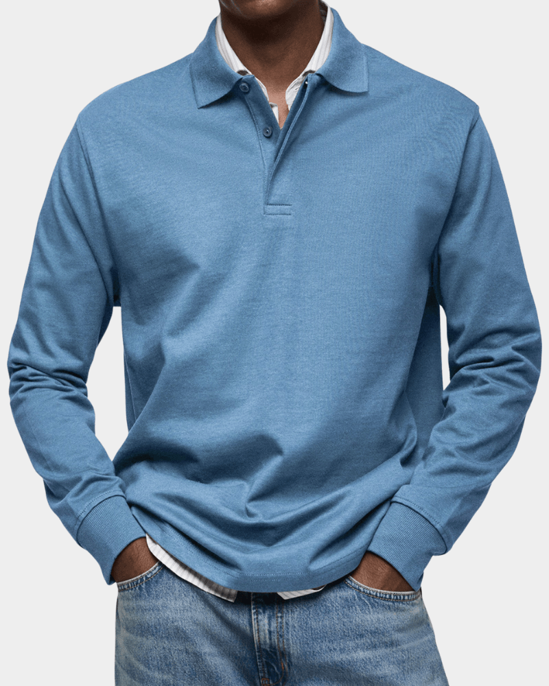 Polo Shirt Long Sleeve for Men