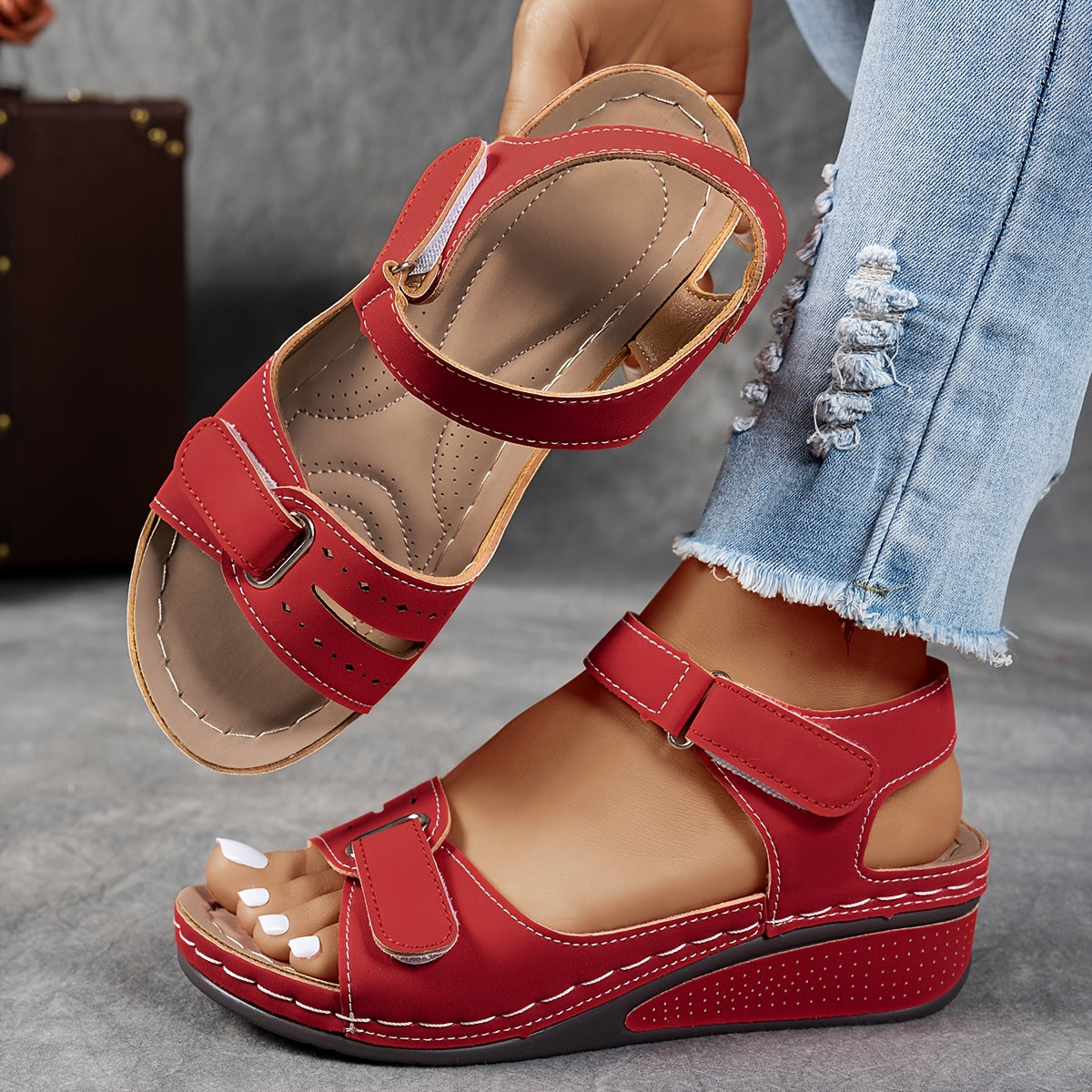 Sandals Ergonomic Adjustable Straps for Women