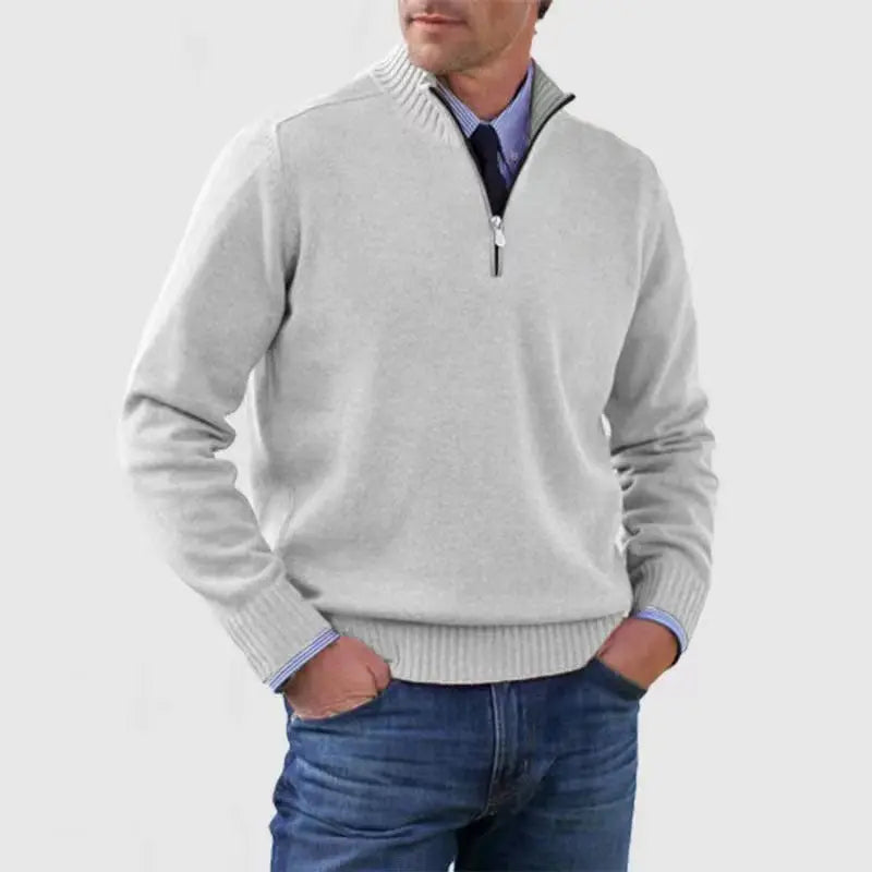 Pullover Sweater Half-Zip for Men