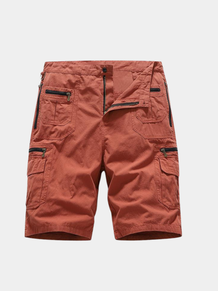 Cargo Shorts Mid-Length Cotton for Men