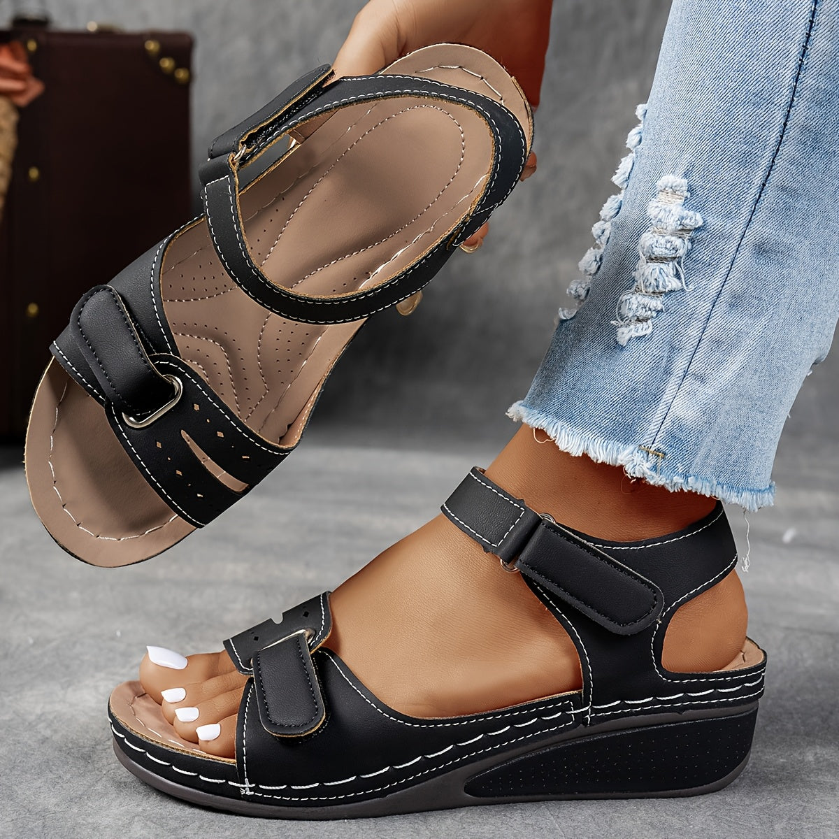 Sandals Ergonomic Adjustable Straps for Women