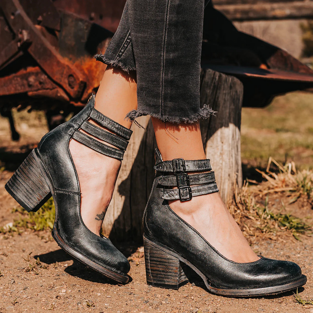 Mary Jane Shoes Thick Heel Buckle for Women | Perfect for Everyday Wear