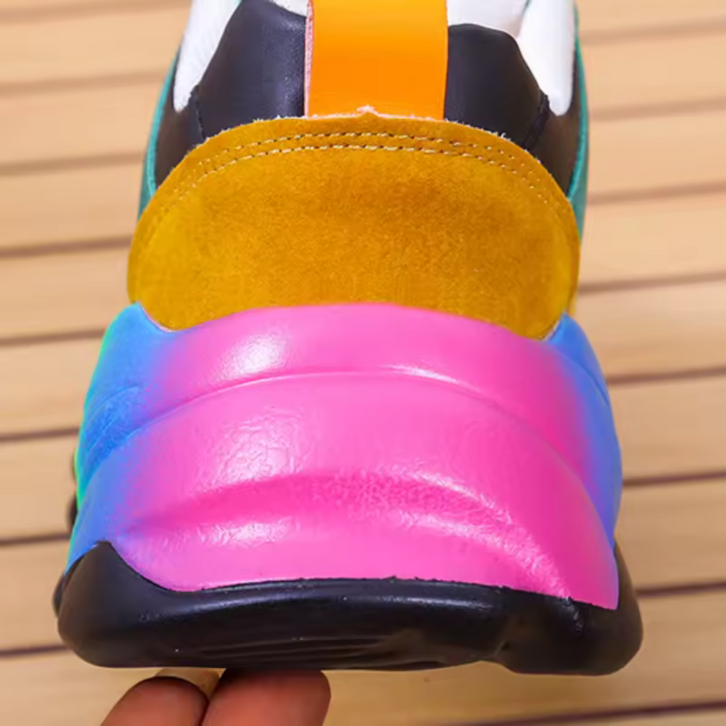 Sneakers Thick-Soled Lace-Up for Women