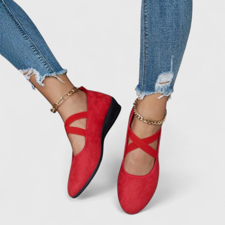 Slip-On Shoes Suede Upper for Women