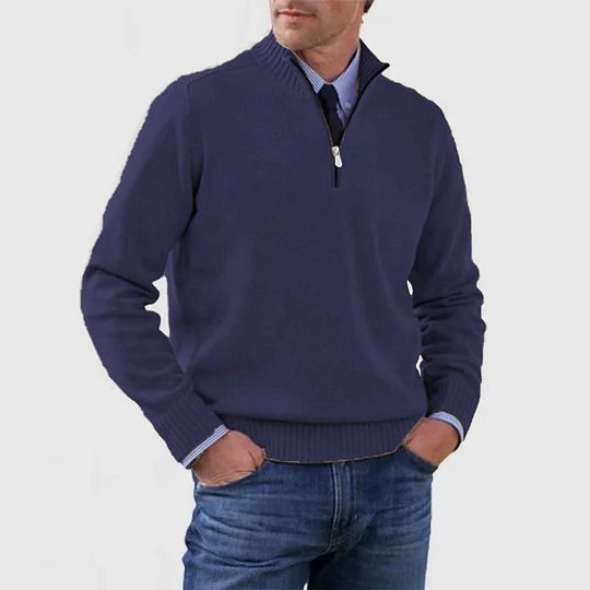 Pullover Sweater Half-Zip for Men