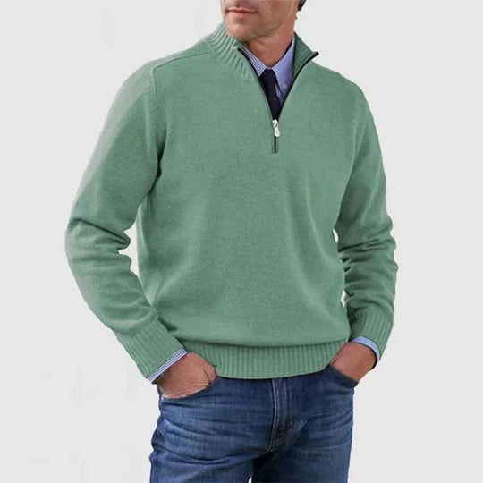 Pullover Sweater Half-Zip for Men