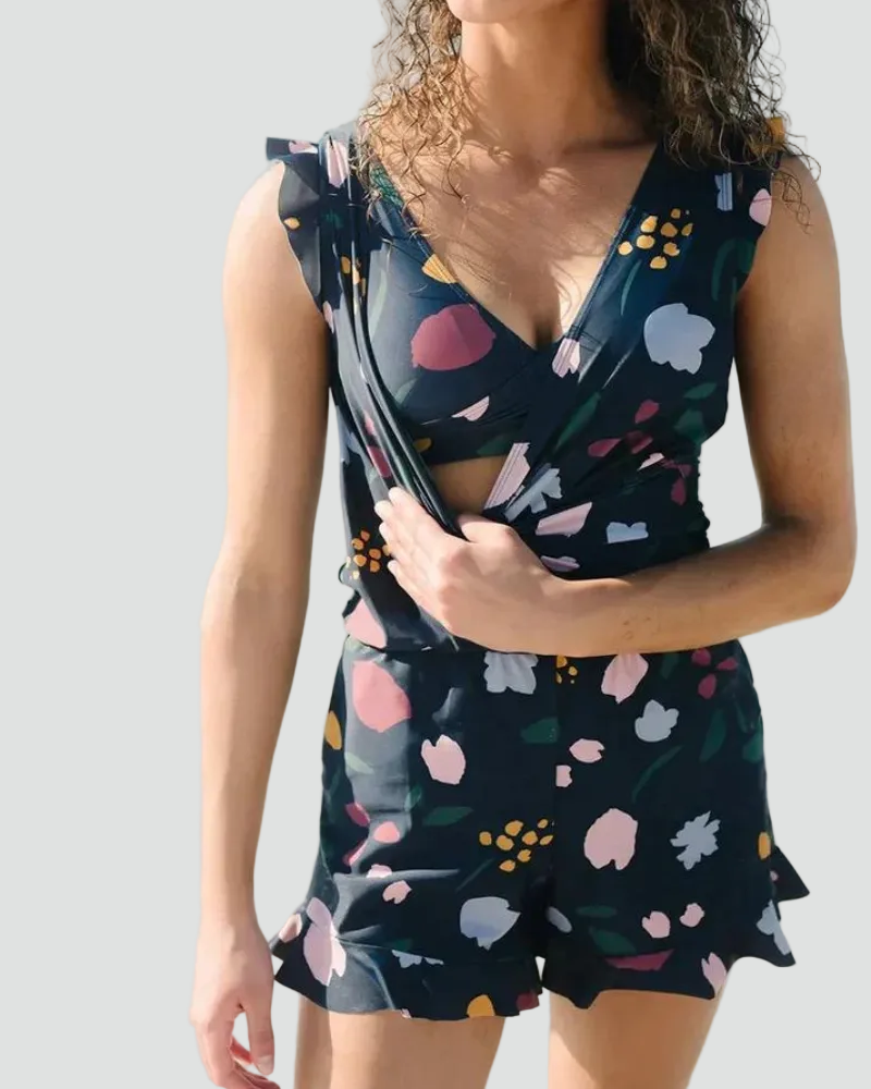 One-Piece Swimsuit Sculpting Design for Women | Perfect for Summer