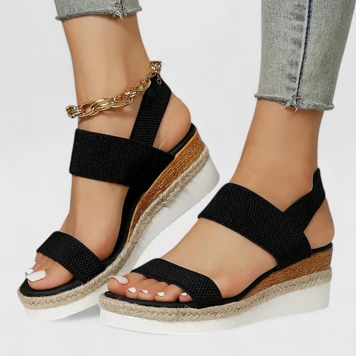 Wedge Sandals Elastic Band for Women