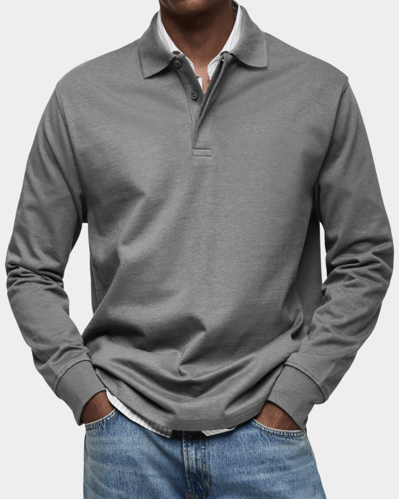 Polo Shirt Long Sleeve for Men