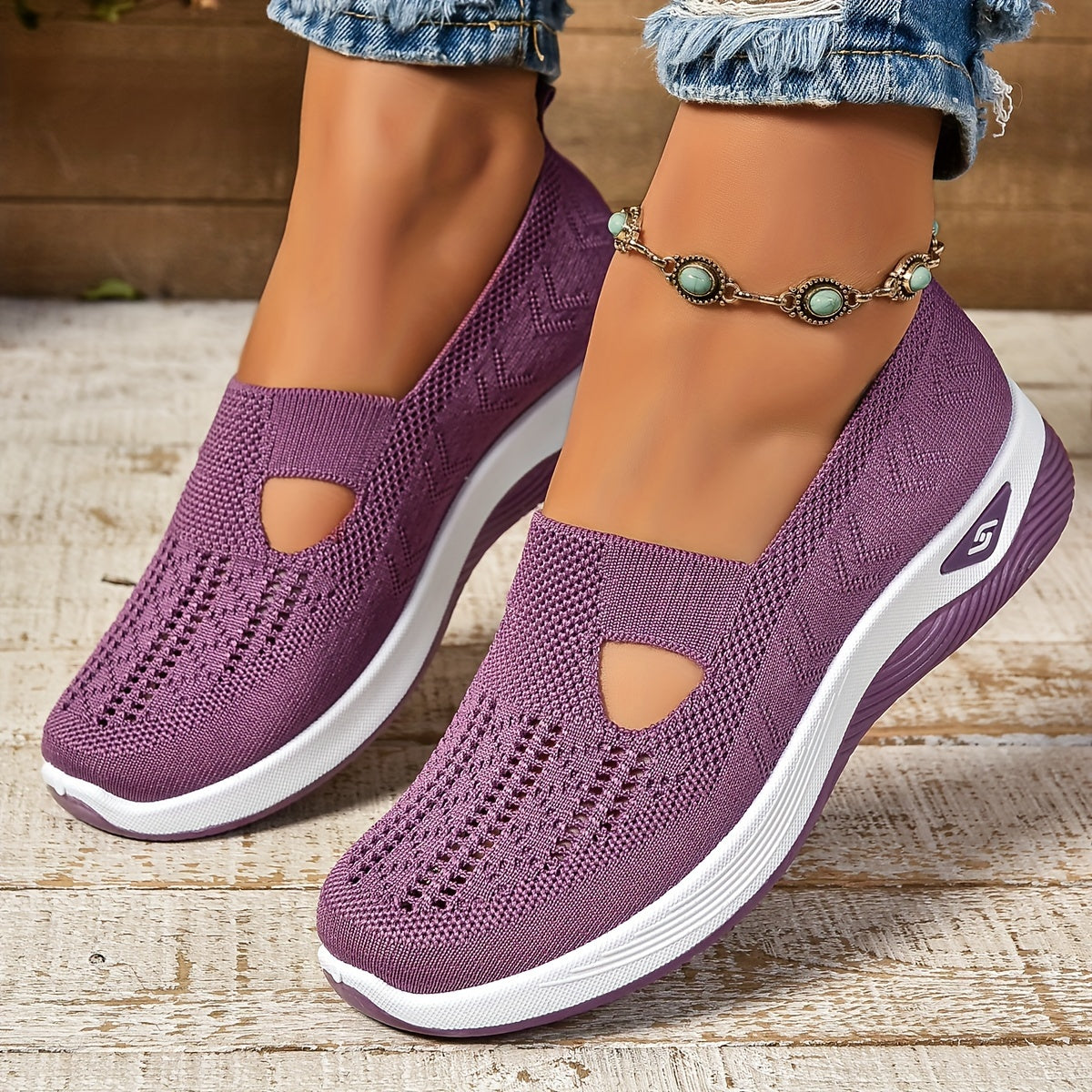 Slip-On Flyknit Shoes for Women | Perfect for Everyday Wear