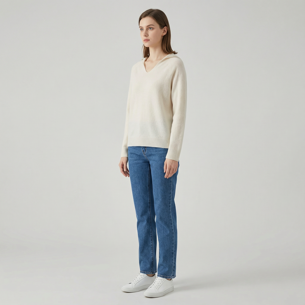 Hooded Woolen Sweater for Women