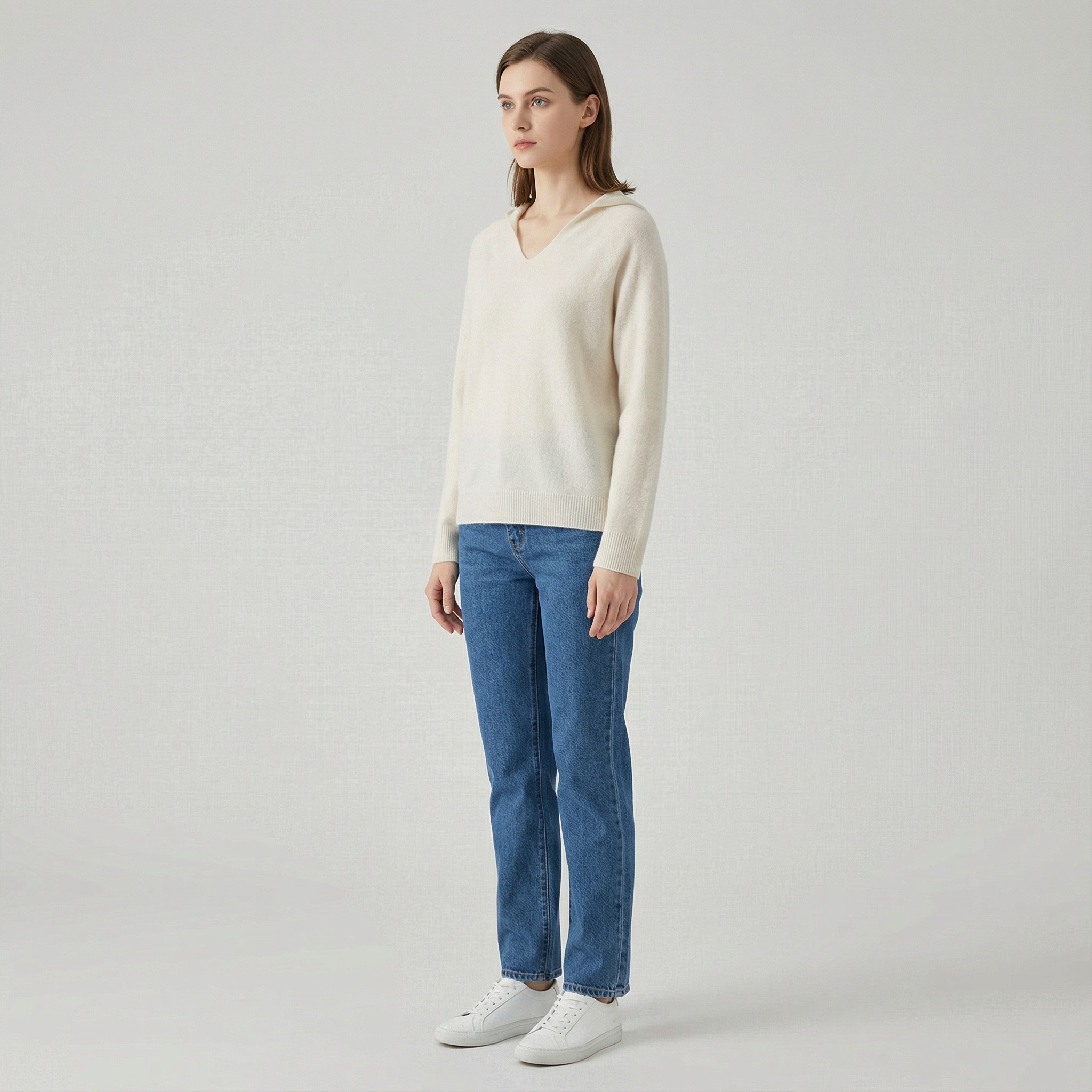 Hooded Woolen Sweater for Women