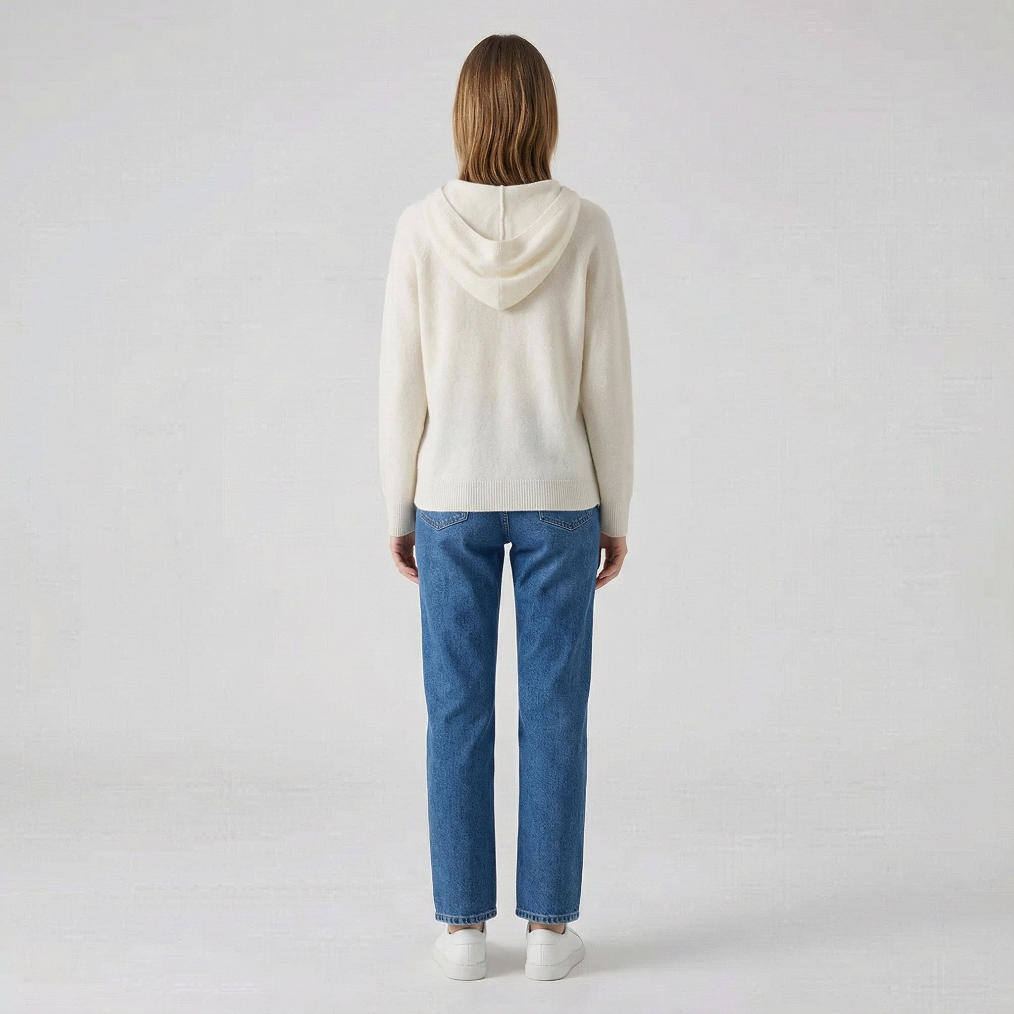 Hooded Woolen Sweater for Women