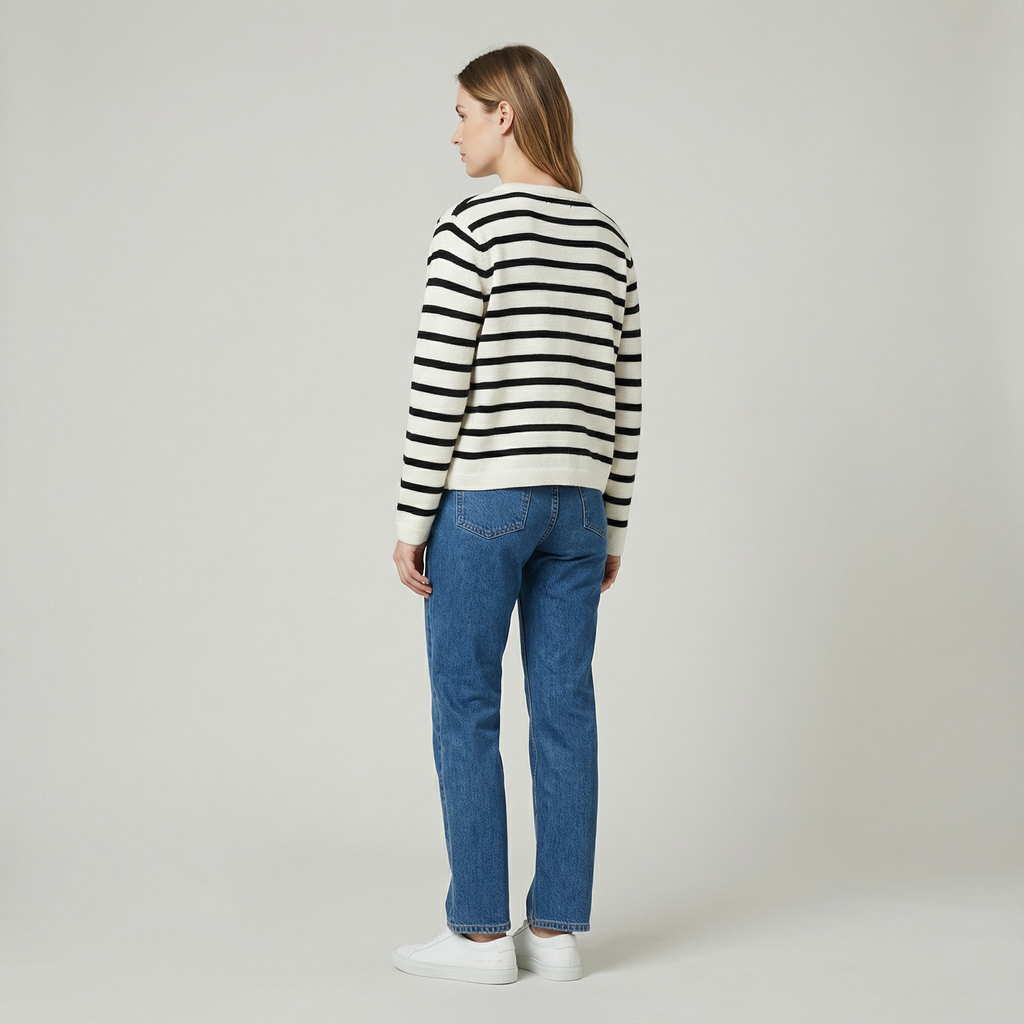 Tweed Style Knitted Cardigan for Women