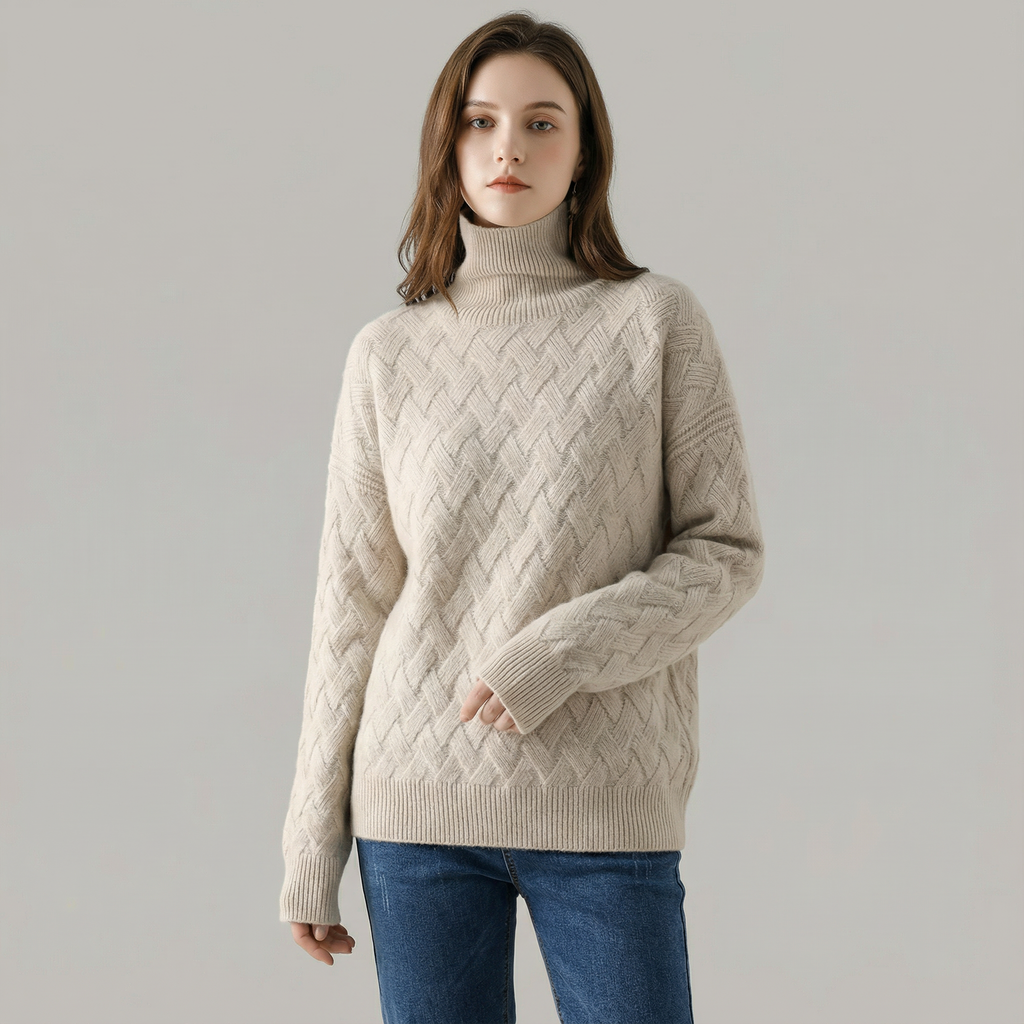 High Neck Warm Sweater for Women