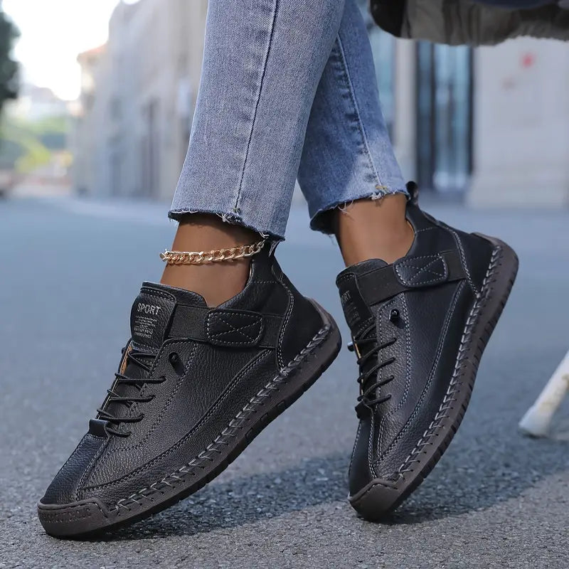 Slip-On Leather Shoes Comfort Fit for Women