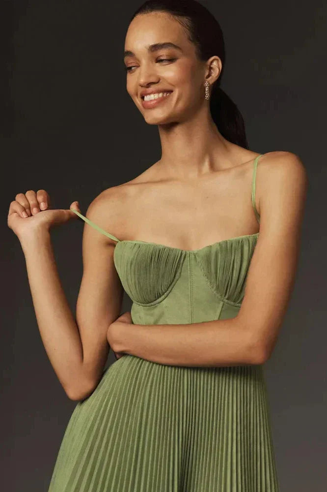 Midi Dress Pleated Tulle for Women | Perfect for Going Out