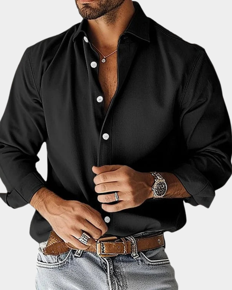 Long Sleeve Shirt Tailored Fit for Men | Perfect for Everyday Wear