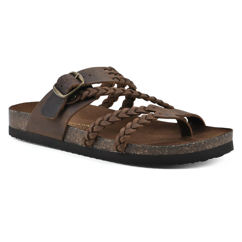 Braided Cork Sandals with Adjustable Buckle for Women | Perfect for Summer