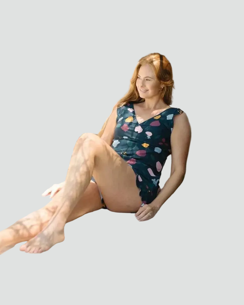 One-Piece Swimsuit Sculpting Design for Women | Perfect for Summer