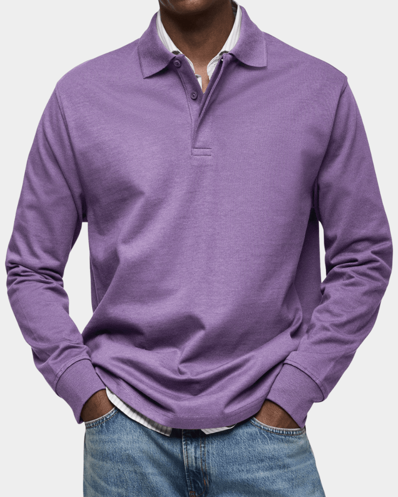 Polo Shirt Long Sleeve for Men