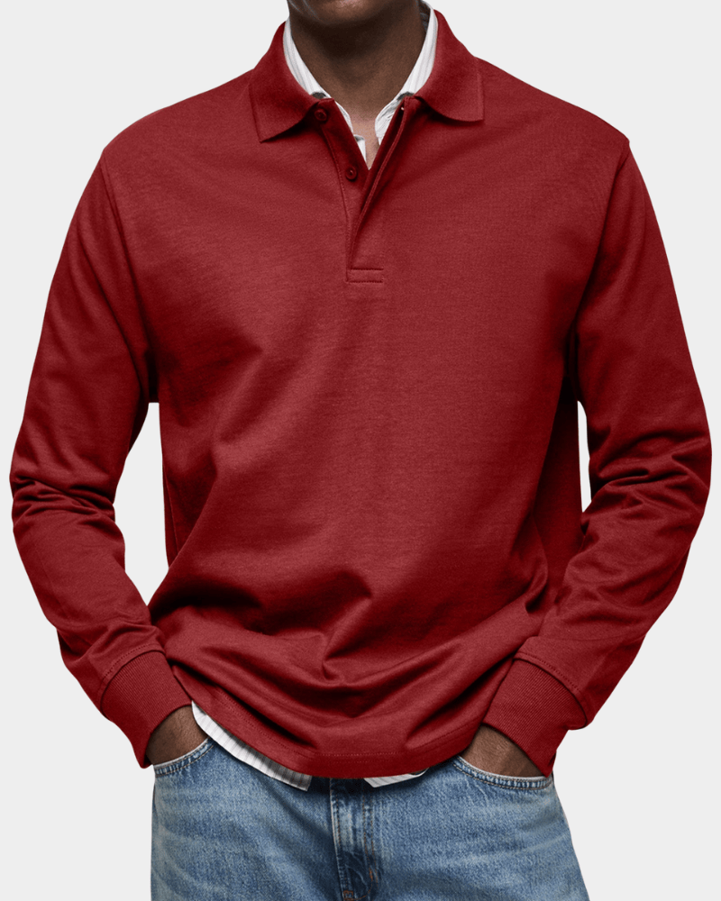 Polo Shirt Long Sleeve for Men
