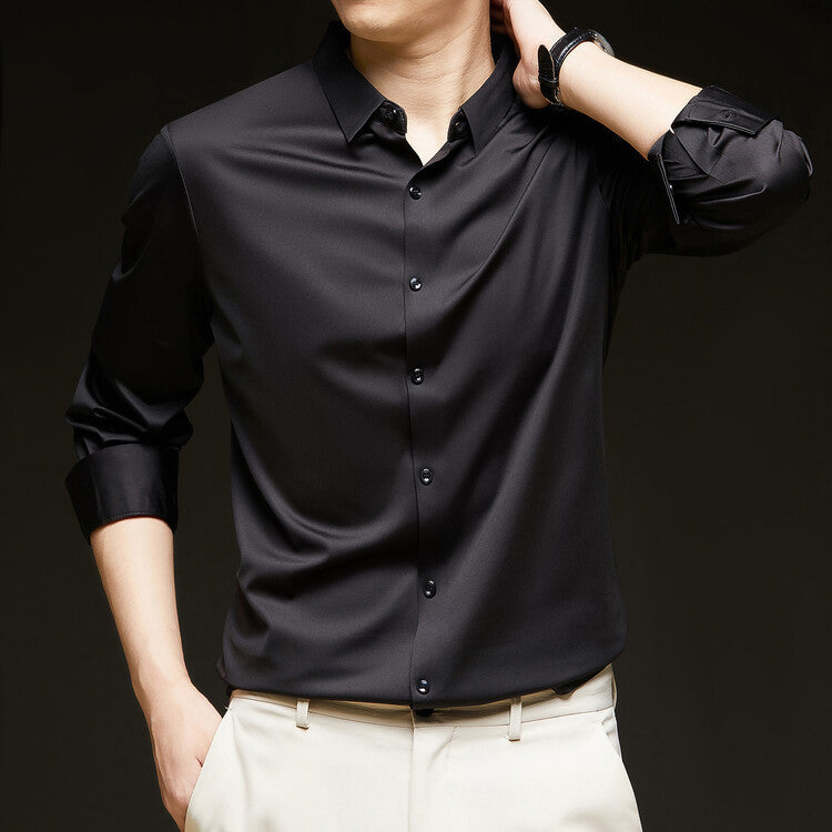 Shirt Slim Fit Long Sleeve Button Down for Men