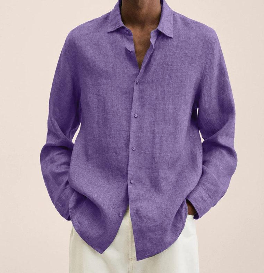 Shirt Breathable Linen for Men