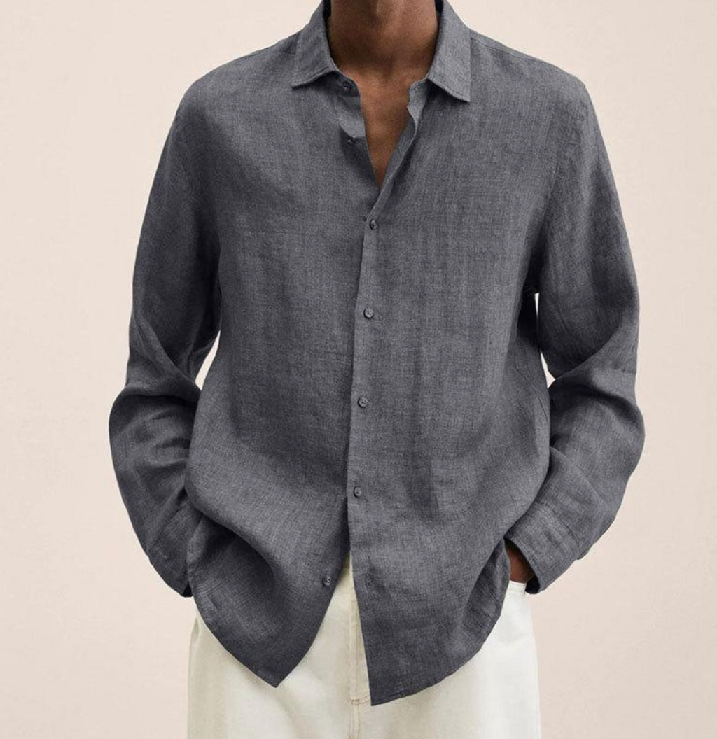 Shirt Breathable Linen for Men