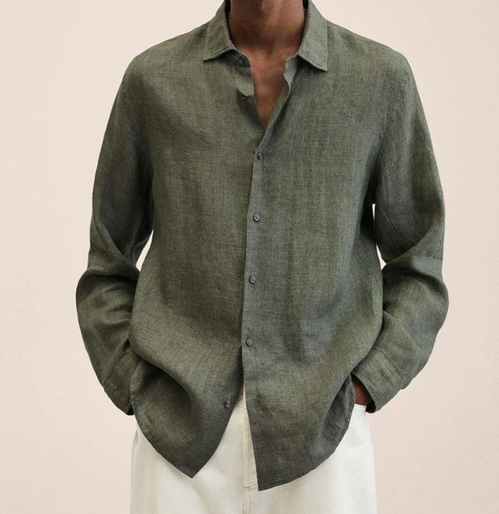 Shirt Breathable Linen for Men