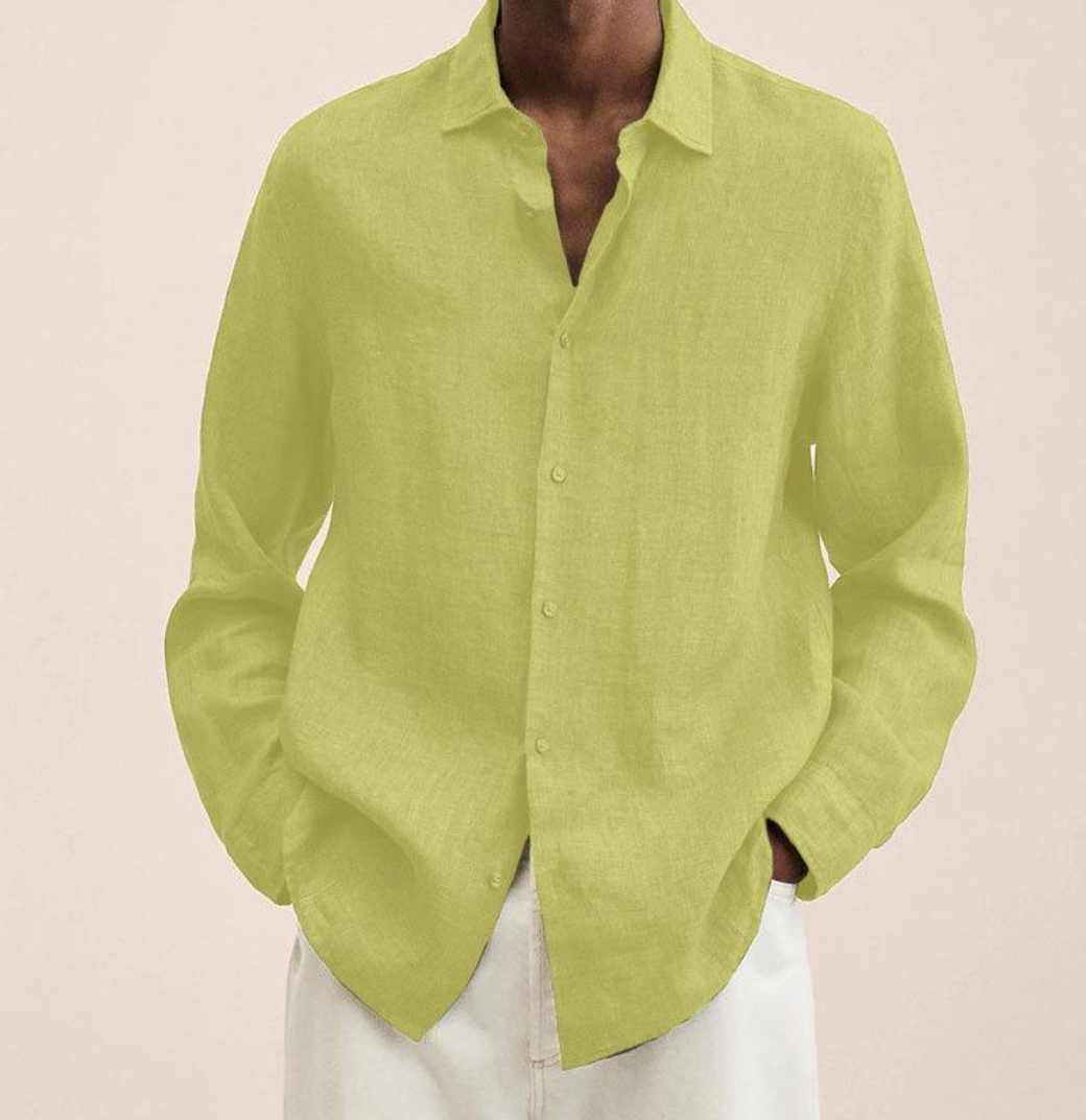Shirt Breathable Linen for Men