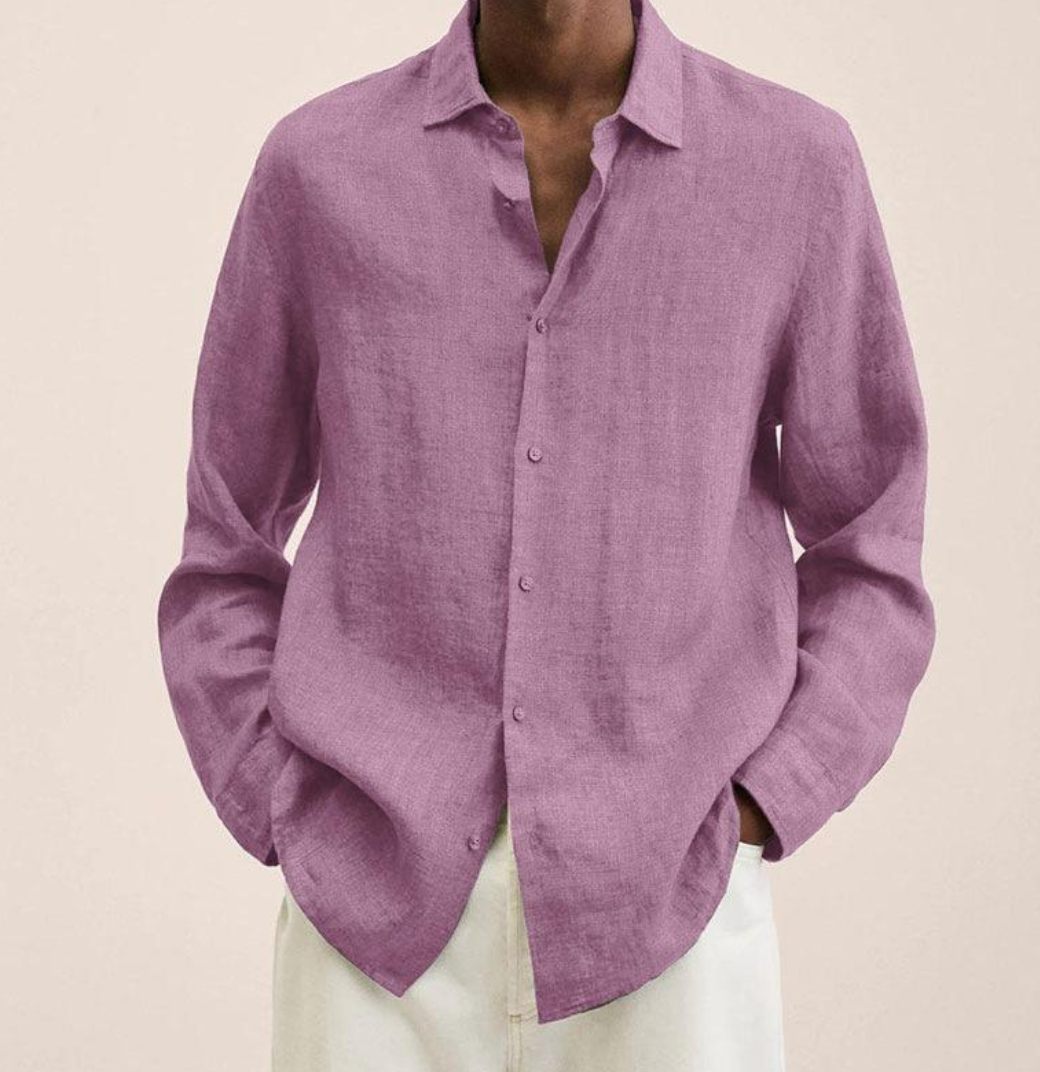Shirt Breathable Linen for Men