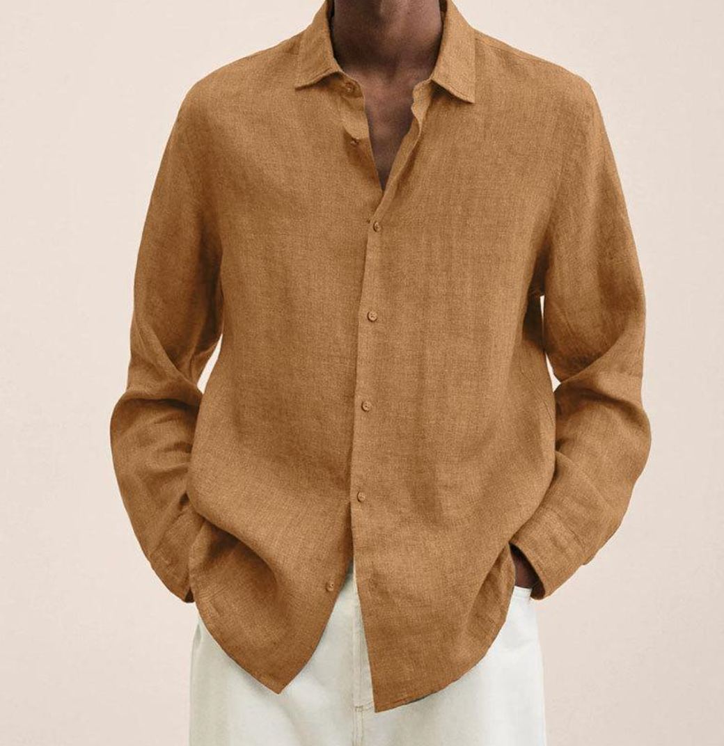 Shirt Breathable Linen for Men