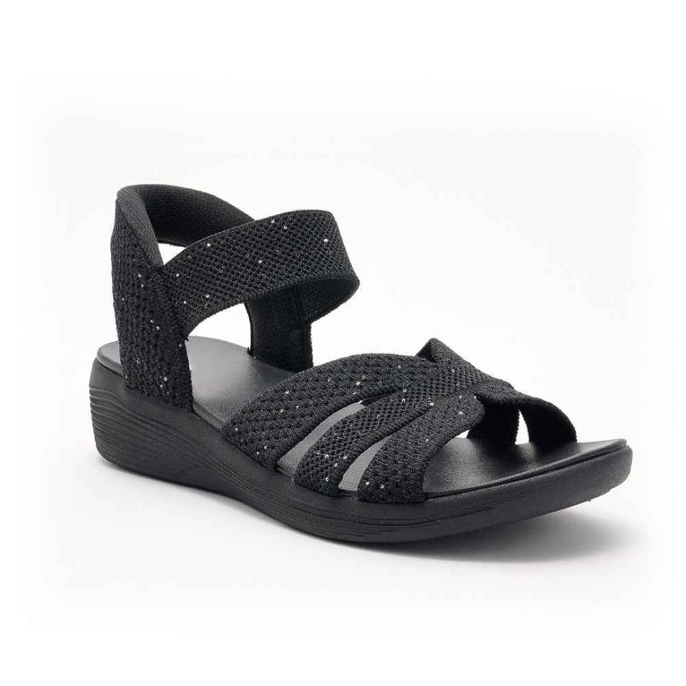 Wedge Sandals Sequin Knit for Women | Perfect for Summer