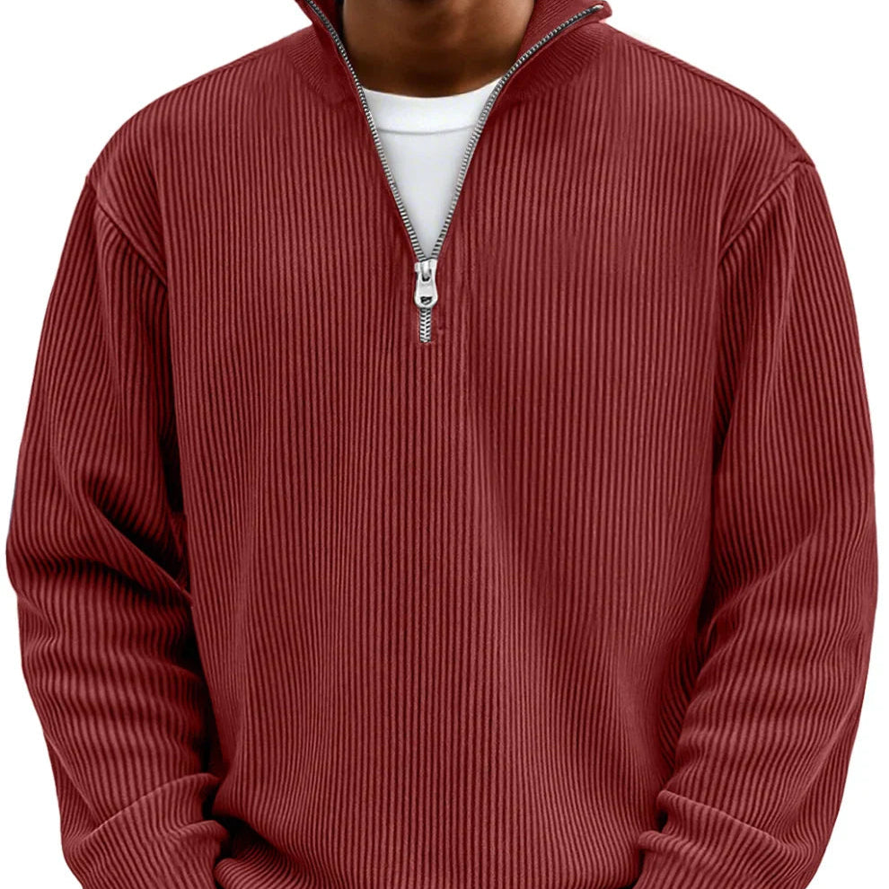 Pullover Sweater Half-Zip for Men