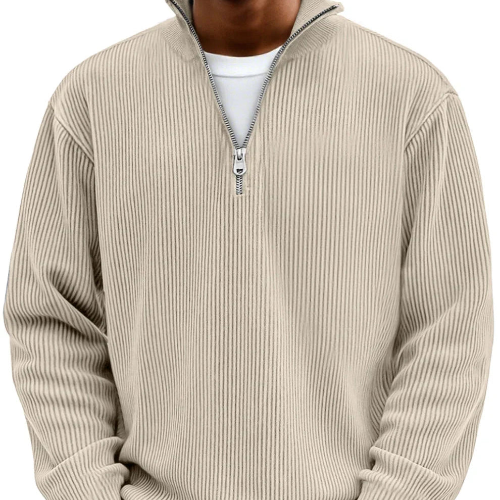 Pullover Sweater Half-Zip for Men