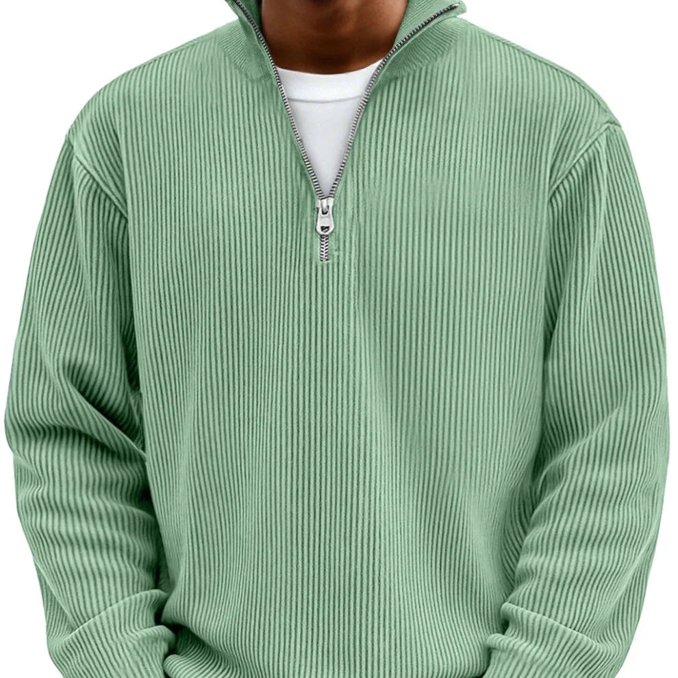 Pullover Sweater Half-Zip for Men