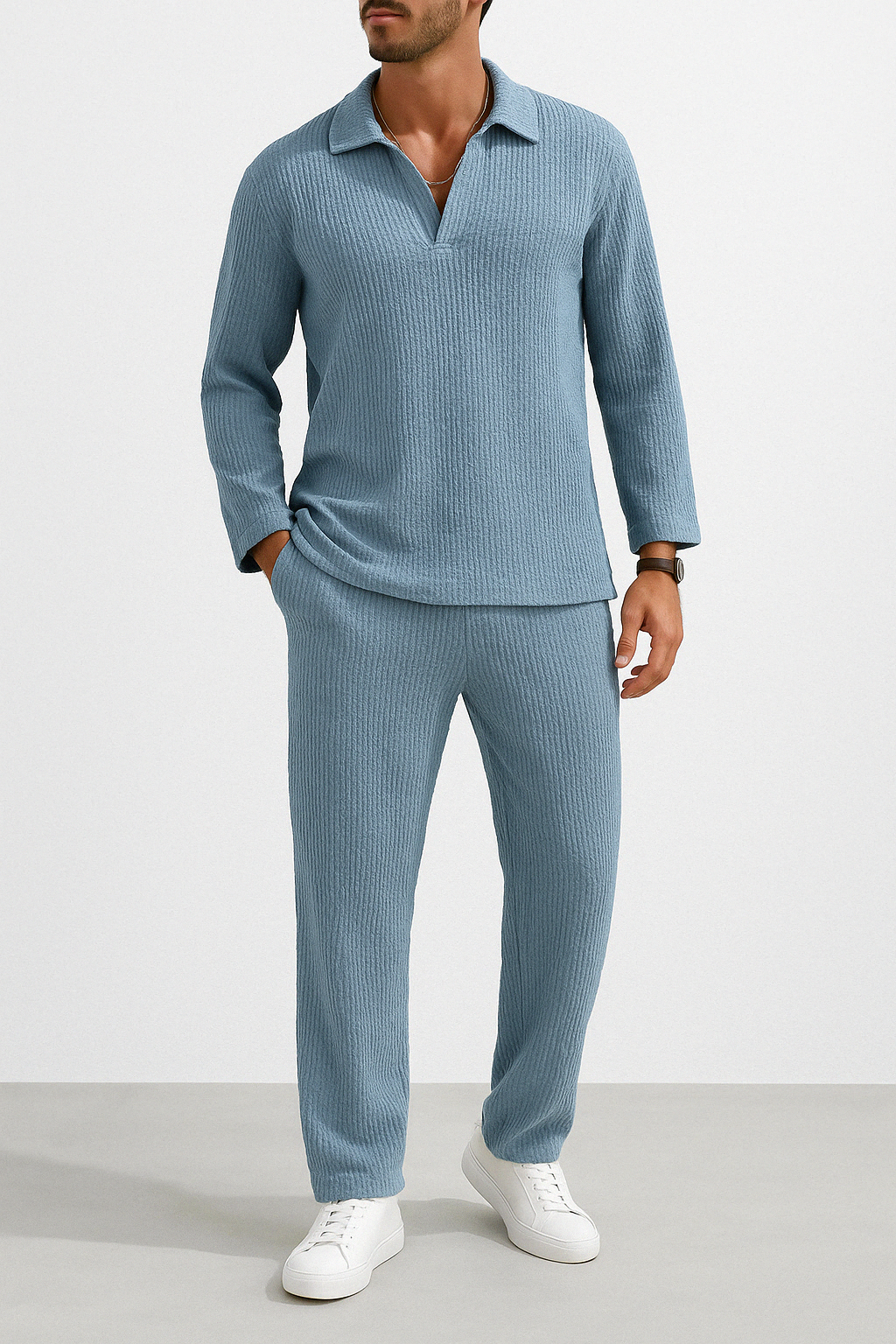Two-Piece Relaxed Fit Men's Lounge Set | Perfect for Everyday Wear