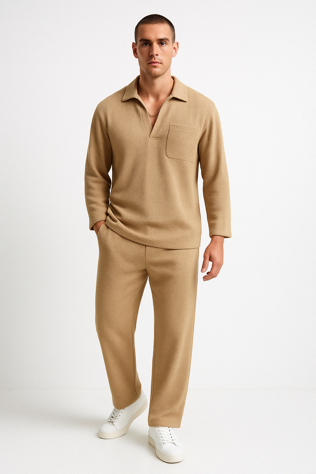 Two-Piece Relaxed Fit Men's Lounge Set | Perfect for Everyday Wear