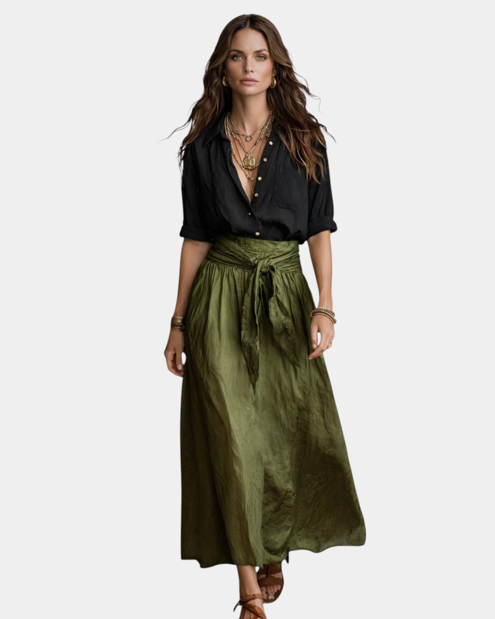 Shirt and Skirt Two-Piece Set for Women | Perfect for the Office