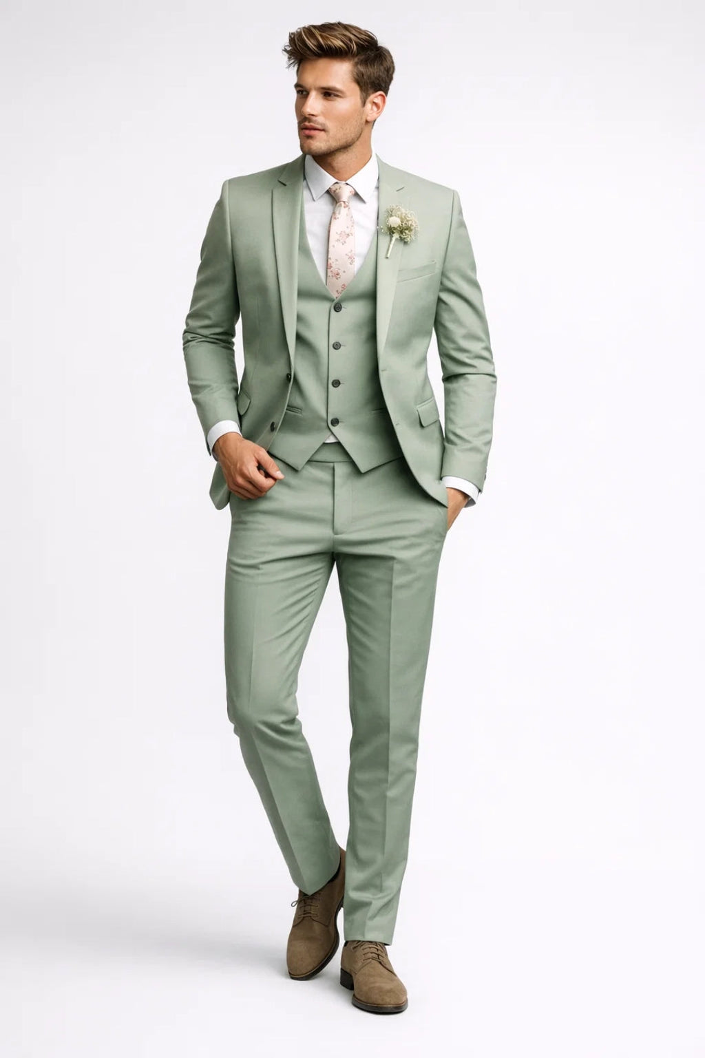 Three-Piece Suit Tailored Fit for Men | Perfect for the Office