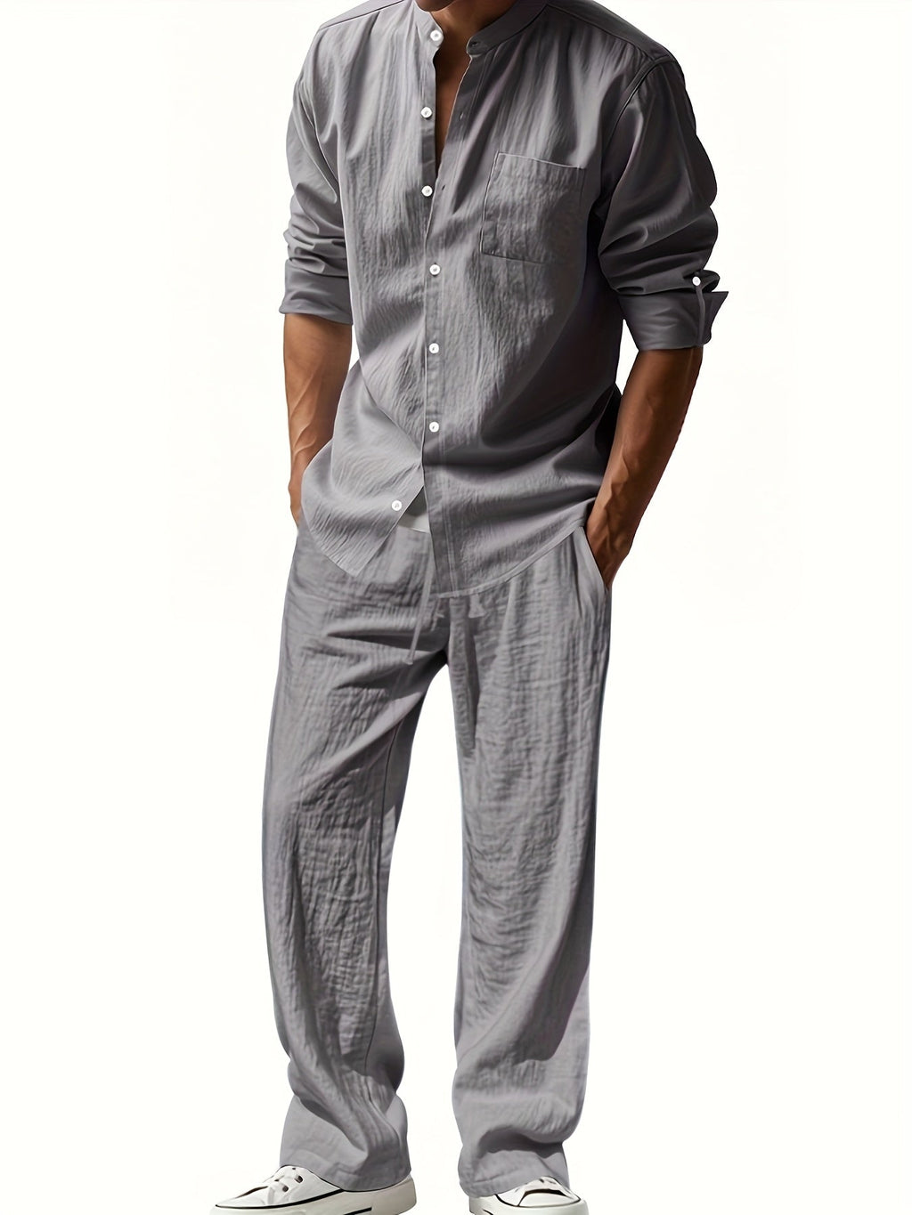 Men's Relaxed Fit Linen Suit | Perfect for Summer